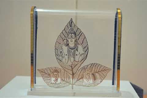 Unboxing and Review of gold plated shiva idol with 3 leaves