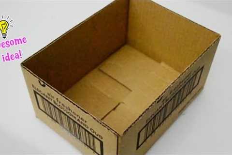 6 BEST CARDBOARD BOXES IDEAS YOU WANT TO MAKE WHEN YOU'RE AT HOME !