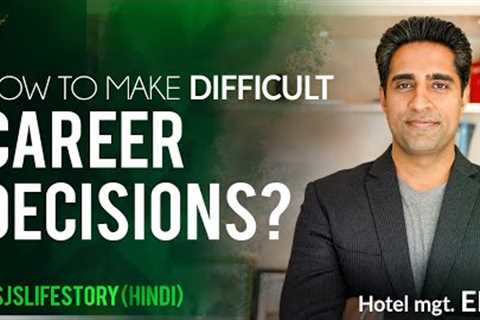 Career Guidance after 12th | Career counselling in Hindi -Hotel Management Interview  #SJSLifeStory