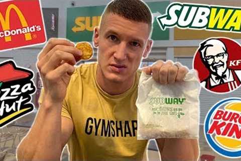Only eating fast food items for under £1 *menu challenge*
