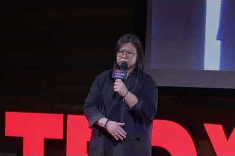 Stranger in the mirror | Ahfa WONG Wai-kwan 花姐 (黃慧君) | TEDxHSUHK