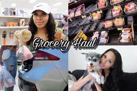 come grocery shopping with me! | cooking, target run, cleaning fridge, ride with me