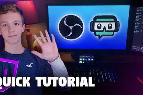 How to STREAM on TWITCH! *5 MIN* (2022 Tutorial) (PC)