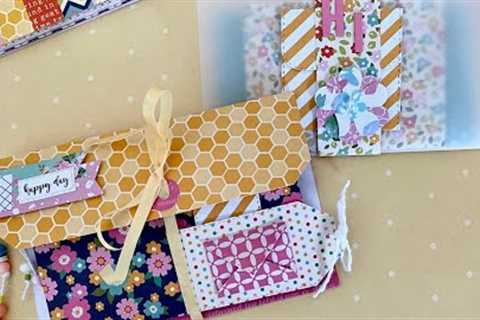6x6 Paper ~ Double Pocket Pouch/Vellum ~ Ephemera Holder | Happy Mail Idea | EASY Tutorial