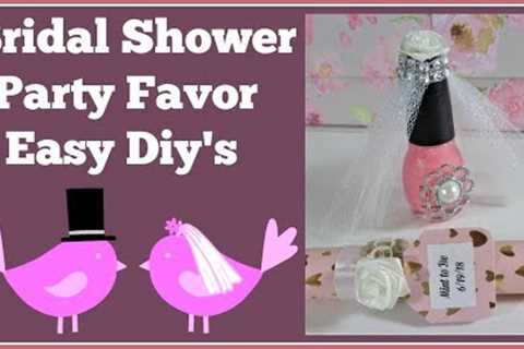 Bridal Shower 💍Party Favors Diy
