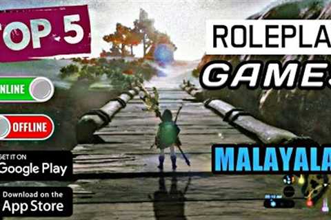 Top 5 Role Playing Games| android Jinsha Tech and Gaming | malayalam |