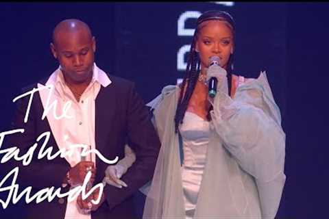 Rihanna wins Urban Luxe Award for Fenty | The Fashion Awards 2019