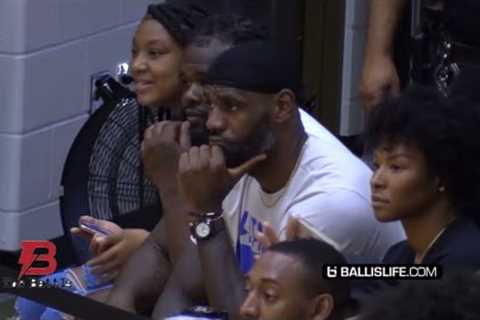 Lebron James Wasn’t Impressed After Bronny Did This…..