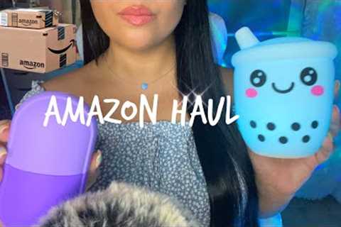 ASMR | AMAZON FINDS + DOSSIER REVIEW | EXPLAINING PRODUCTS | TAPPING | SCRATCHING 🛍