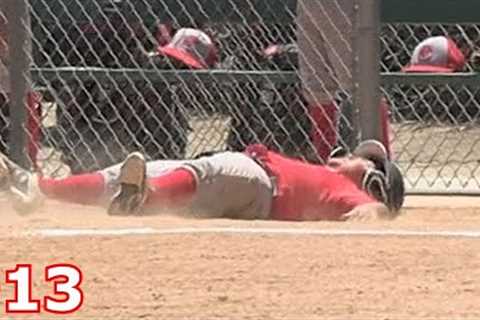 LUMPY KNOCKED DOWN DURING HOME RUN TROT! | TRAVEL BALL GAMES #13