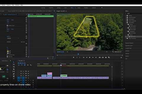How to Add Property Lines to Aerial Drone Video