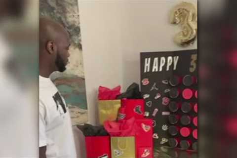 VIDEO: Chesapeake woman gets boyfriend 30 gifts for 30th birthday
