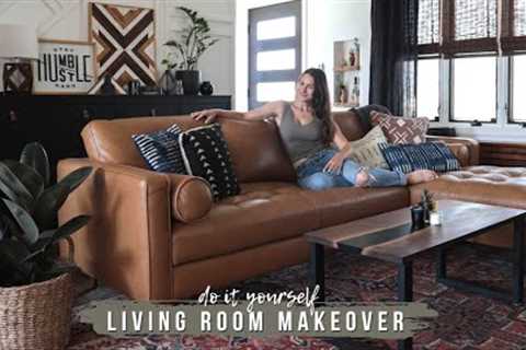 DIY SMALL LIVING ROOM MAKEOVER