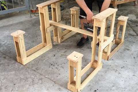 Inspiring Diy Wood Pallet Projects - Modern Picnic Table made of Pallets