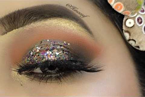 Bridal Makeup //Glitter Eye Makeup For Beginners //Eye Makeup Tutorial #makeup #bridalmakeup