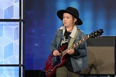 Kid Guitarist Taj Farrant Rocks the House