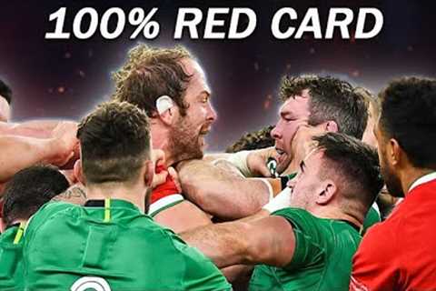100% Red Card Moments in Rugby