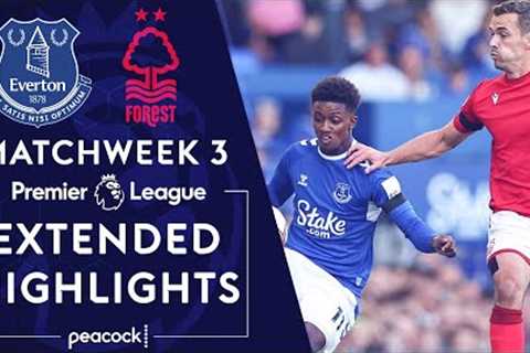 Everton v. Nottingham Forest | PREMIER LEAGUE HIGHLIGHTS | 8/20/2022 | NBC Sports