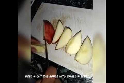 How to make apple puree at home /baby food /5 +month babies