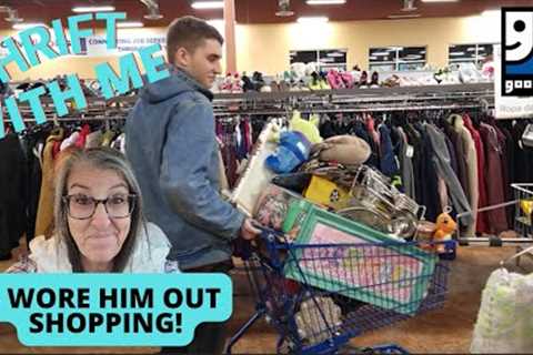 I Wore Him Out Shopping at Goodwill - Thrift With Me