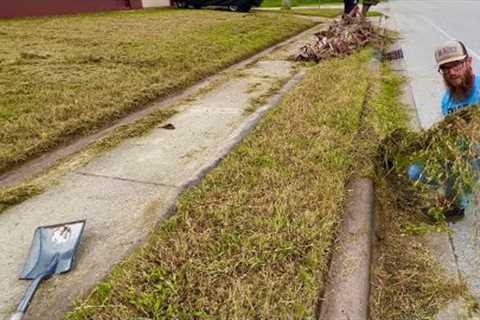SHE couldn't FINISH mowing HER yard because it was to OVERGROWN so I did a FULL MAKEOVER for FREE!!!