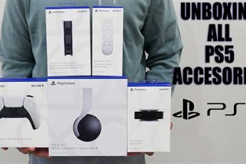 All PlayStation 5 Accessories - Unboxing and Review of Next Gen Console Hardware
