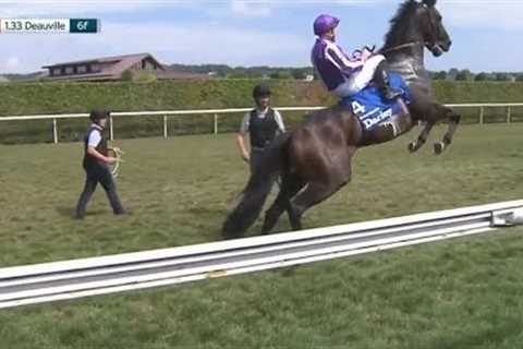 Blackbeard wins the Morny despite some CRAZY pre-race antics!