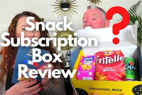 Snack Surprise monthly subscription box review! trying a snack subscription box