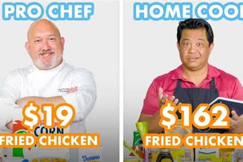 $162 vs $19 Fried Chicken: Pro Chef &amp; Home Cook Swap Ingredients | Epicurious