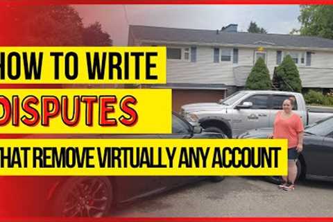 How to Write Dispute Letters that Remove Virtually ANY Account