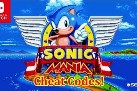 Sonic Mania Cheat Codes! (Nintendo Switch)