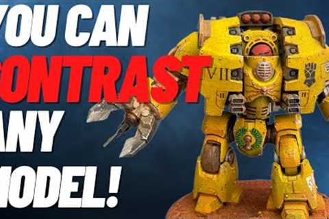 How to paint new plastic Leviathan Dreadnought! (Imperial Fist scheme!)