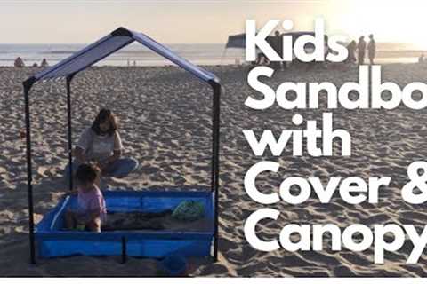Jugader Steel Kids Sandbox with Cover and Canopy | Unboxing and Installation