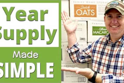 Year Supply of Food | Long-Term Food Storage Made Easy