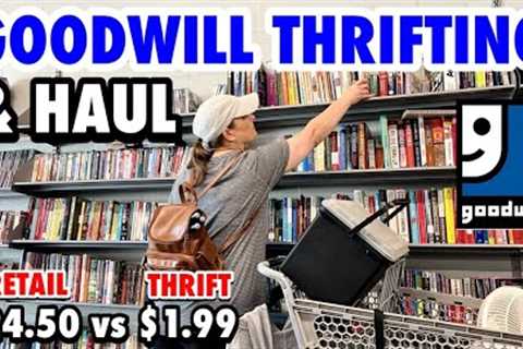 HOME DECOR THRIFT SHOPPING AT GOODWILL + THRIFT HAUL &amp; see how I style my finds • $1.99 YES..