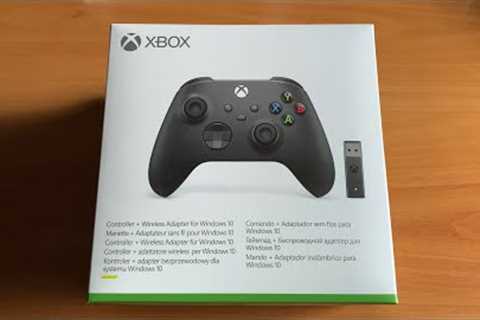 ASMR Unboxing - Xbox Controller + Wireless Adapteur for Windows 10, Xbox One and Xbox Series