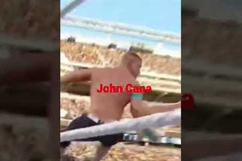 John Cana WWE reslar ring fight girl winner #short# trending