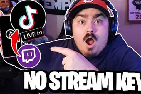 Stream on TikTok LIVE with NO STREAM KEY!! Works for PC or Console!!