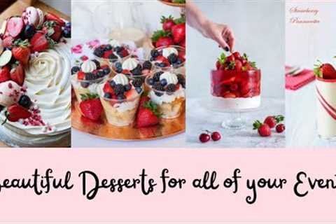 BEAUTIFUL DESSERTS 🧁 FOR ALL OF YOUR EVENTS &amp; DINNER PARTIES