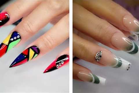 Gorgeous Acrylic Nail Art Ideas &amp; Designs You’ll Love 2022