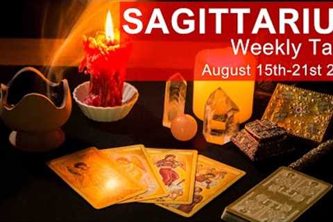 SAGITTARIUS WEEKLY TAROT READING A SHORT DELAY IS FOLLOWED BY AN OFFER August 15th-21st 2022