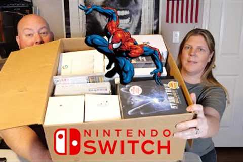 I bought a $600 Amazon ELECTRONICS Customer Return Box + Nintendo &amp; Spider-Man
