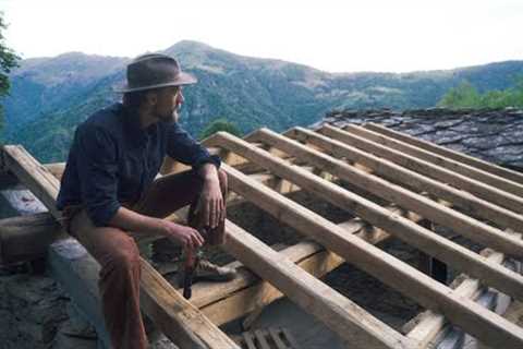 #33 New Rafters on the Cabin