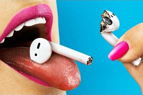 7 DIY Funny Edible Pranks! / Edible Gadgets