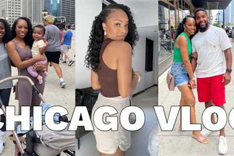 VLOG: Family Trip to Chicago! | Traveling With a Baby, Shopping, Rooftop Bar &amp; More