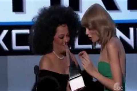 Diana Ross announces Taylor Swift wins Ecellence Award AMA