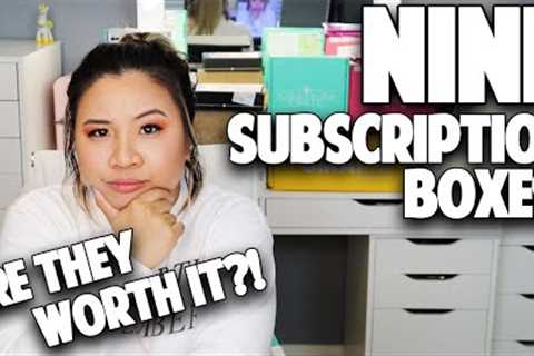 NINE Beauty &amp; K-Beauty SUBSCRIPTION BOXES || August 2019 (I know I'm late LOL)