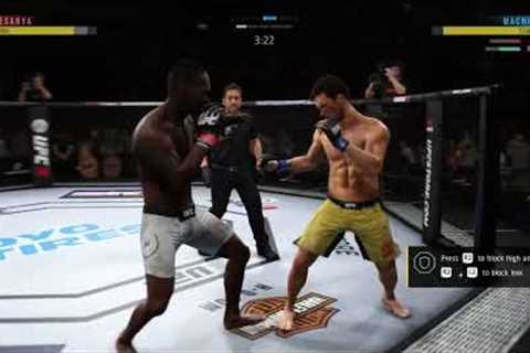 EA SPORTS™ UFC 3 GAMEPLAY ISRAEL ADESANYA VS LYOTO MACHIDA  | CRAZY COMEBACK KO