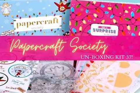 Papercraft Society Box 37 | My CHRISTMAS box!!!