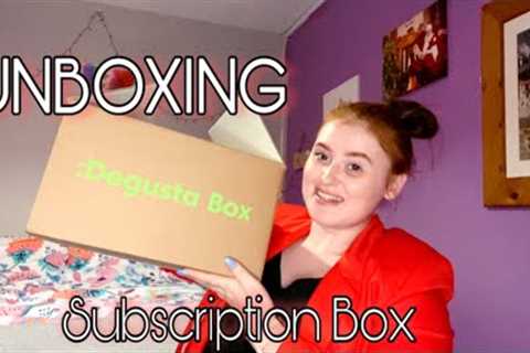 Unboxing DEGUSTA subscription box | Monthly snacks and drinks subscription | JULY 2022
